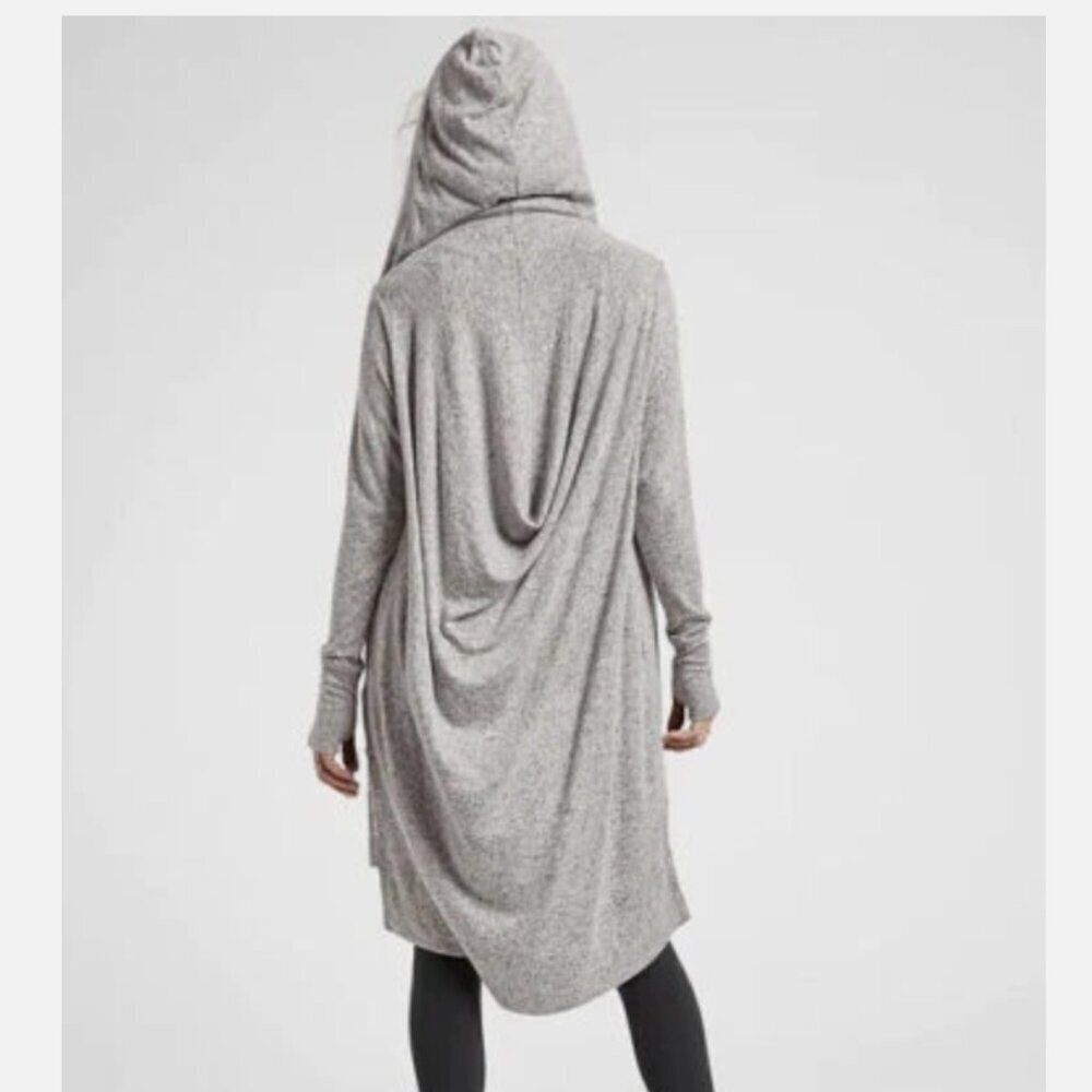 Athleta Harmony Wrap 2.0 Jacket, Light Grey Heather